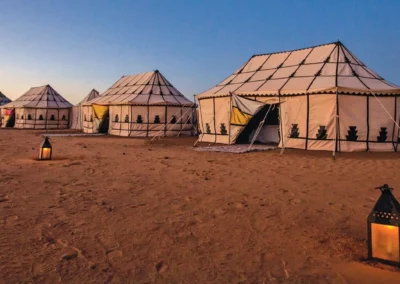 Overnight stay in Sahara desert camp on 3-Day Sahara Desert Tour from Errachidia to Marrakech