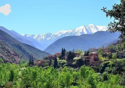 High Atlas Mountains panoramic views on 3-Day Sahara Desert Tour from Errachidia to Marrakech