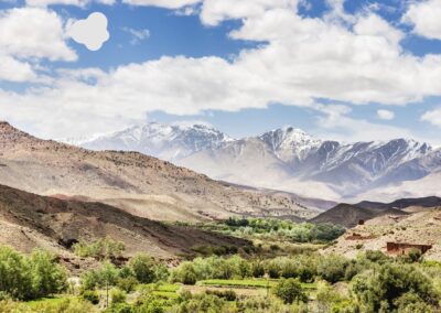 High Atlas Mountains panoramic views on 4-Day Desert Trip Errachidia to Marrakech