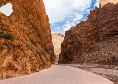 Todra Gorge scenic views on 4-Day Desert Trip Errachidia to Marrakech