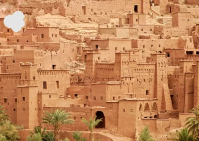 UNESCO site Aït Benhaddou visited during the 5-Day Sahara Tour from Errachidia to Marrakech