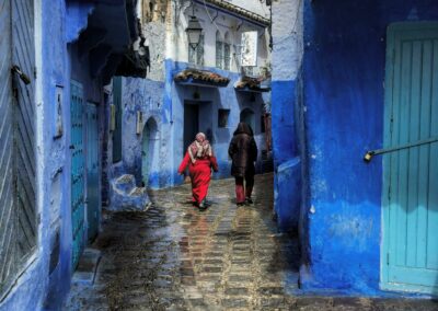 Instagrammable blue streets Chefchaouen travel