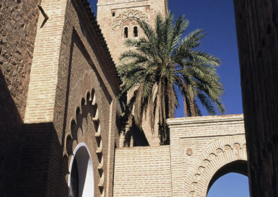 Traditional Marrakech architecture during the 9 Day Morocco Desert Tour from Marrakech